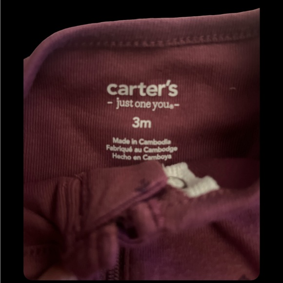 3/$20 2pack carters pajamas/onesies 3months - Picture 2 of 2